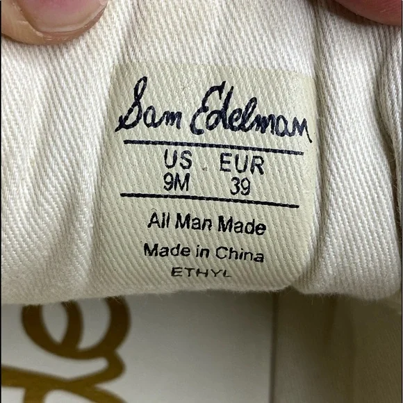 Sam Edelman Ethyl woman sneakers shoes size 9M - Picture 10 of 12